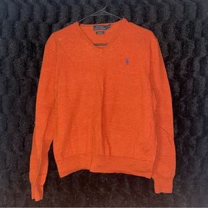 “ Orange Polo Ralph Lauren Sweater”
